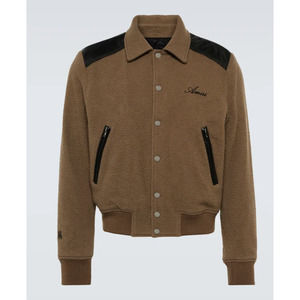 Amiri Varsity Jacket Bomber Brown Wool size XL